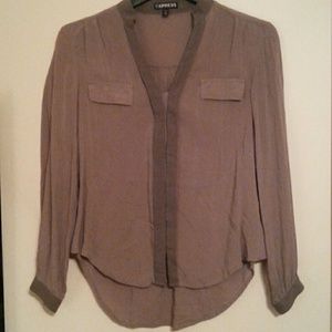 Express button up blouse