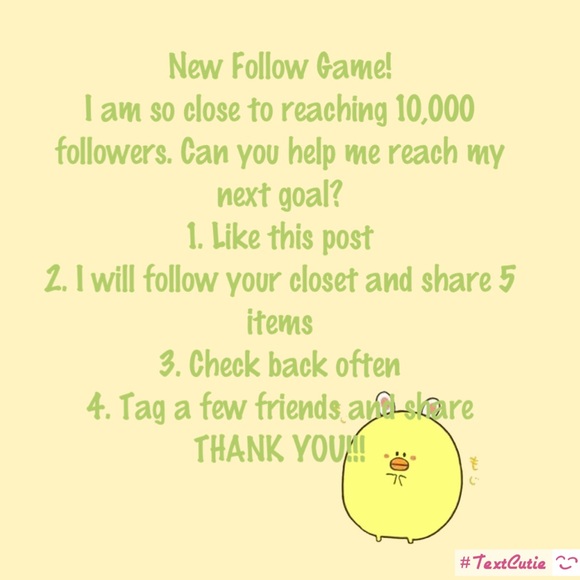 Follow Game Other - Max'd Out With Likes!!!!!!