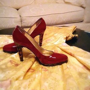 Jessica Simpson Red Patent Leather Heels