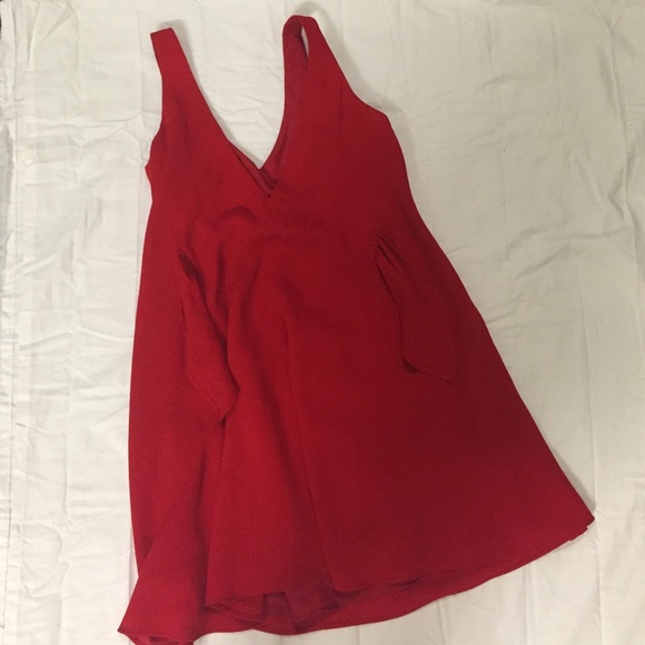 SOLD Red Nicole Miller NY dress size 4 - Picture 2 of 3