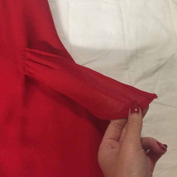 SOLD Red Nicole Miller NY dress size 4 - Picture 3 of 3