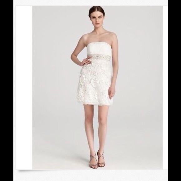 Sue Wong Dresses & Skirts - Sue Wong white strapless dress
