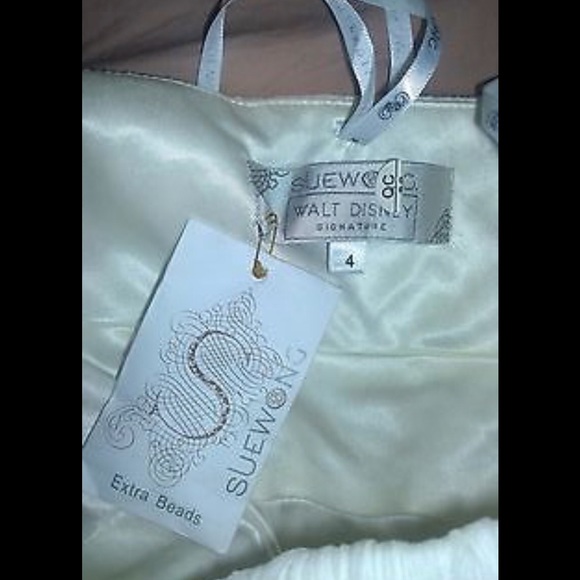 Sue Wong white strapless dress - Picture 4 of 4