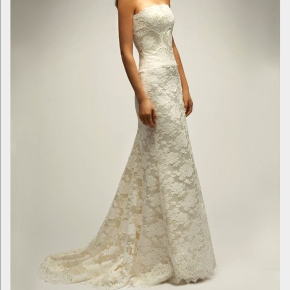 Melissa Sweet wedding dress Ivory color and lace