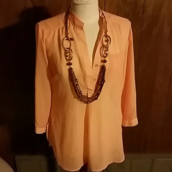 Tops - Blouse peachy orange