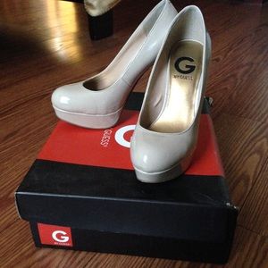 G by Guess Nude platform heels!!! 👠❤️👠