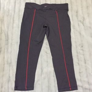 VSX Victoria Secret Sport gray orange leggings Lrg