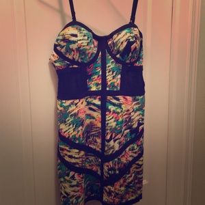 Material Girl Splatter Print Dress