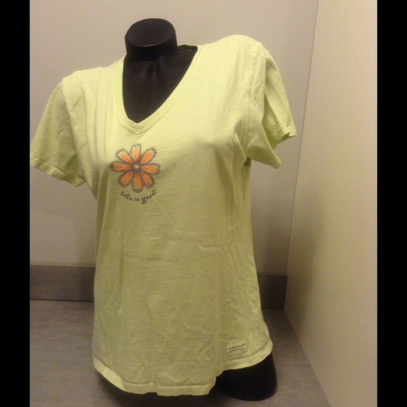 Life Is Good v-neck tee shirt!