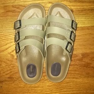 Gold Metallc Slip Ons