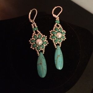 Flower earrings