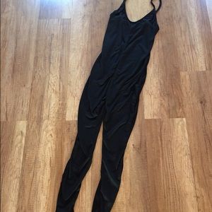 Black full body suit