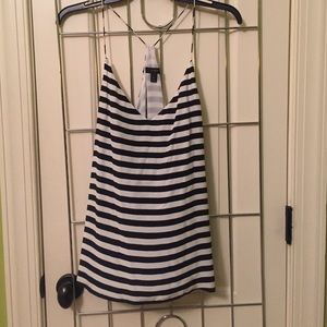 J.Crew Silk Striped Halter