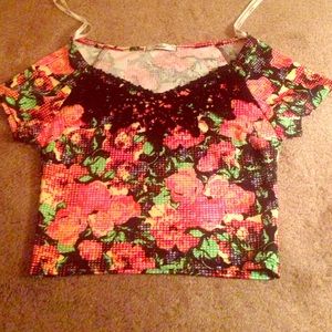 Floral Crop Top