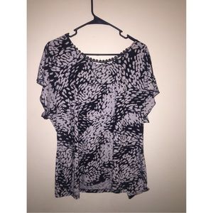 Black and White Blouse!