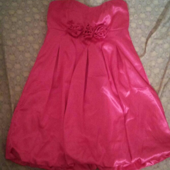 Strapless cocktail dress