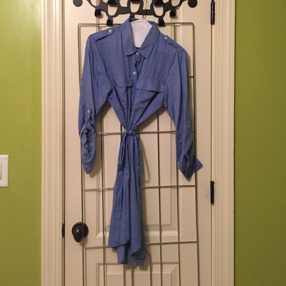 11-1-YLHO Tunic Shirt Dress