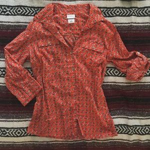 Jaclyn Smith Button Up
