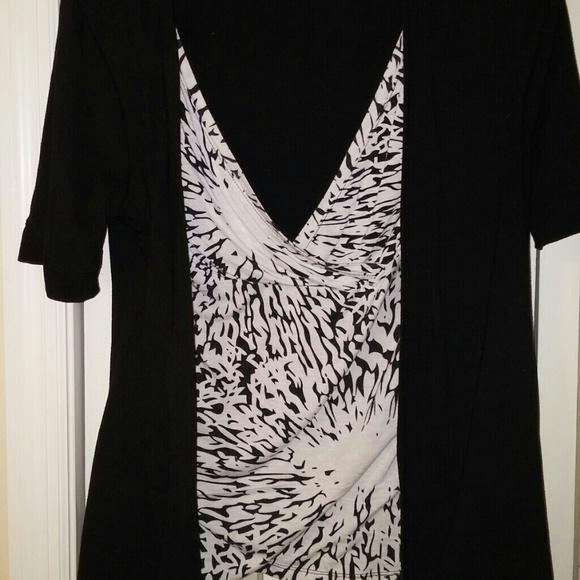 Black and white Blouse