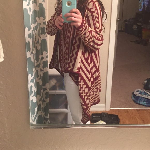 Tribal Print Cardigan