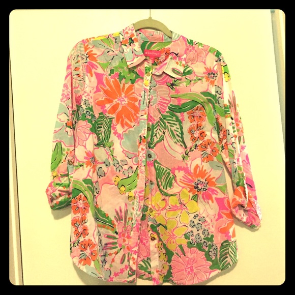 Lilly Pulitzer button up shirt