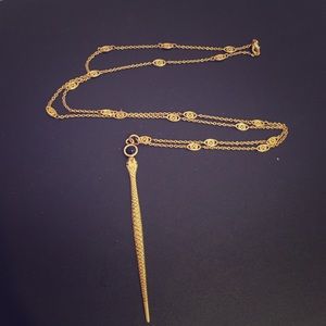 Cool long snake necklace