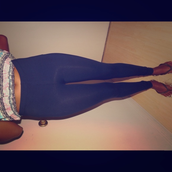 Navy Blue Leggings