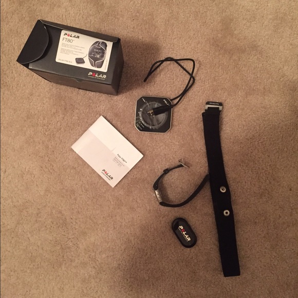 Polar FT80 Watch w/heart rate monitor- like new!👟