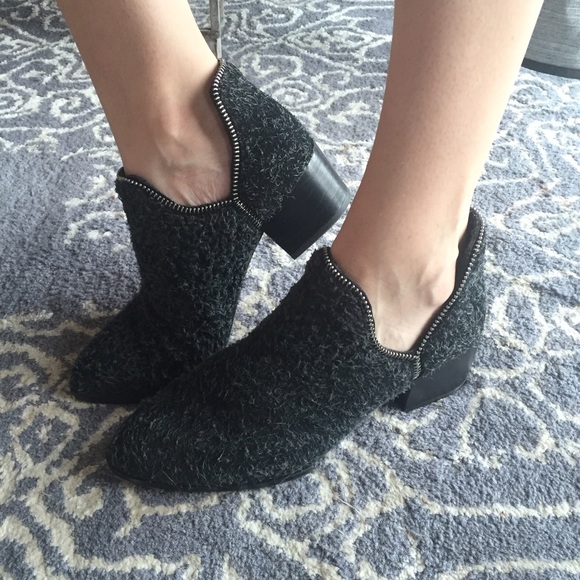 Senso Shoes - senso grey wool booties