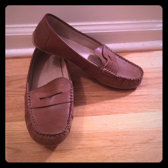 merona brown loafers