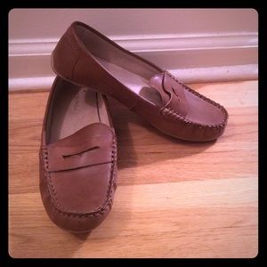 merona brown loafers