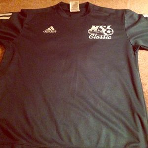 Dark Green Adidas Soccer Shirt