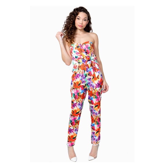 Floral jumpsuit