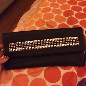 Cute leather clutch