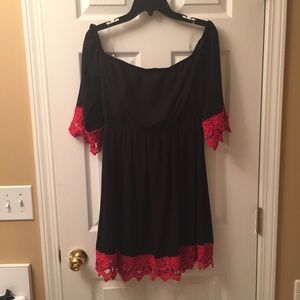 Black and Red Boutique dress. Worn once