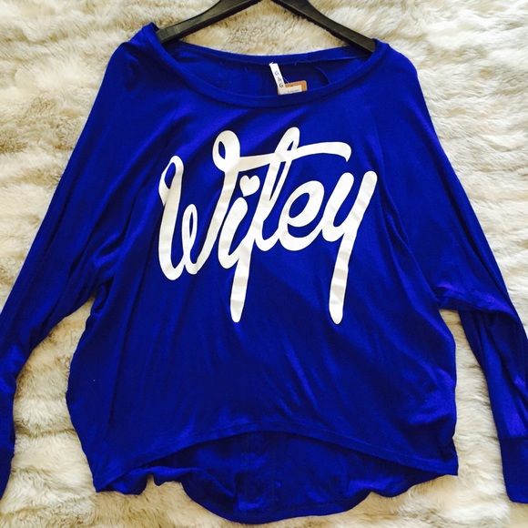 SOLD OUT- Wifey Long Sleeved Tee - Picture 2 of 2