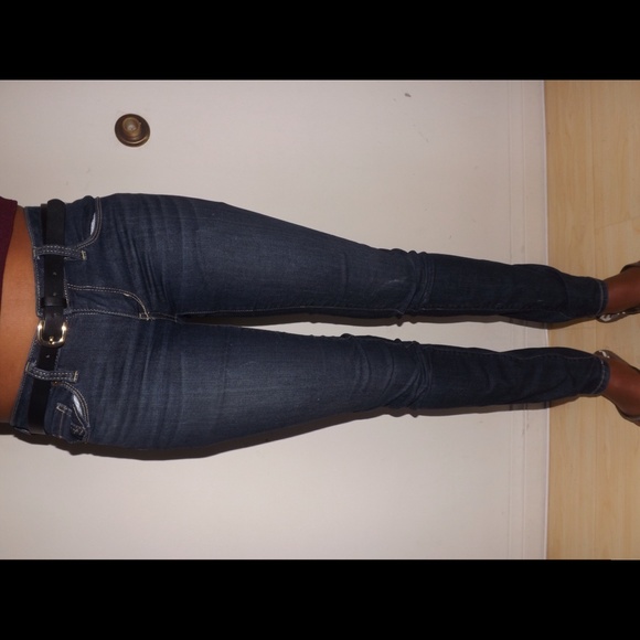 BullHead Black Denim Navy Blue Jeans