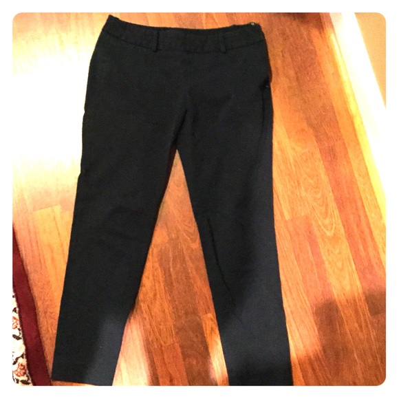 Cynthia Rowley Navy Blue Cropped Pants