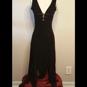 Long, Black, Lette Dress