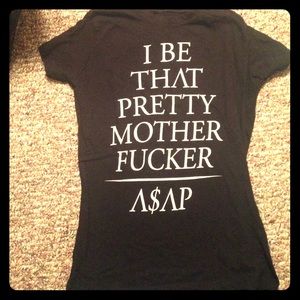 A$AP rocky I be that pretty mother fucker shirt