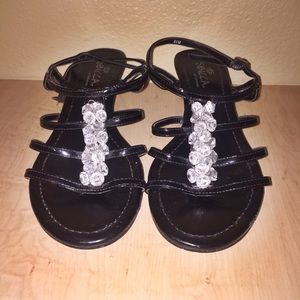 Cute black sandals