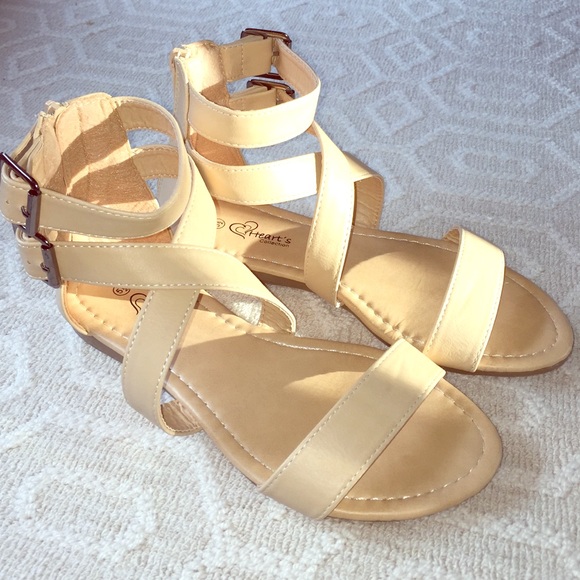 I Heart Dalilah Ankle Strap Gladiator Sandal