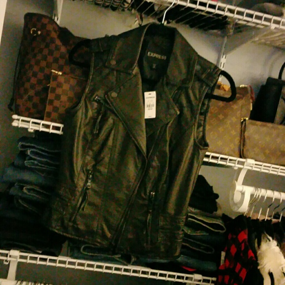 Leather vest