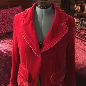 Crimson Velvet, Women's Lined Jacket