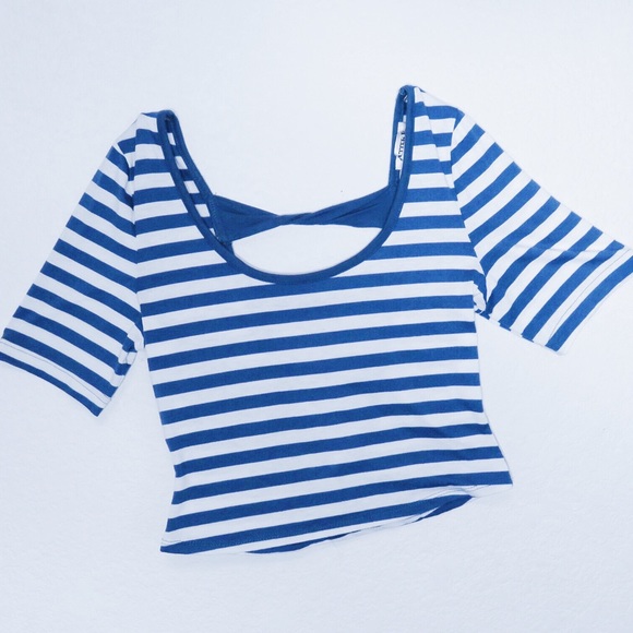 Open Back Crop Top