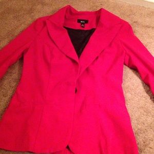 Bright Red Blazer
