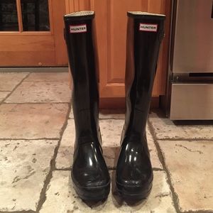 Hunter Tall Gloss Rainboots