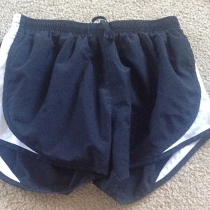Black Nike athletic shorts