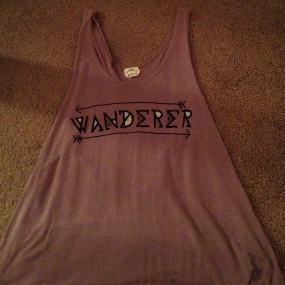 Purple wanderer tank top