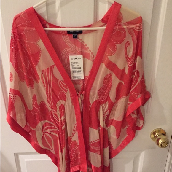 bebe Tops - Bebe kimono style top